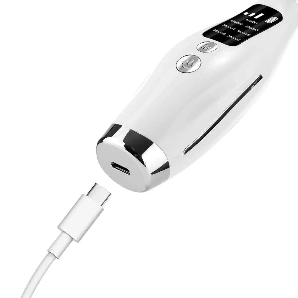 7-Color LED Face & Neck Massager | Anti-Wrinkle Vibration