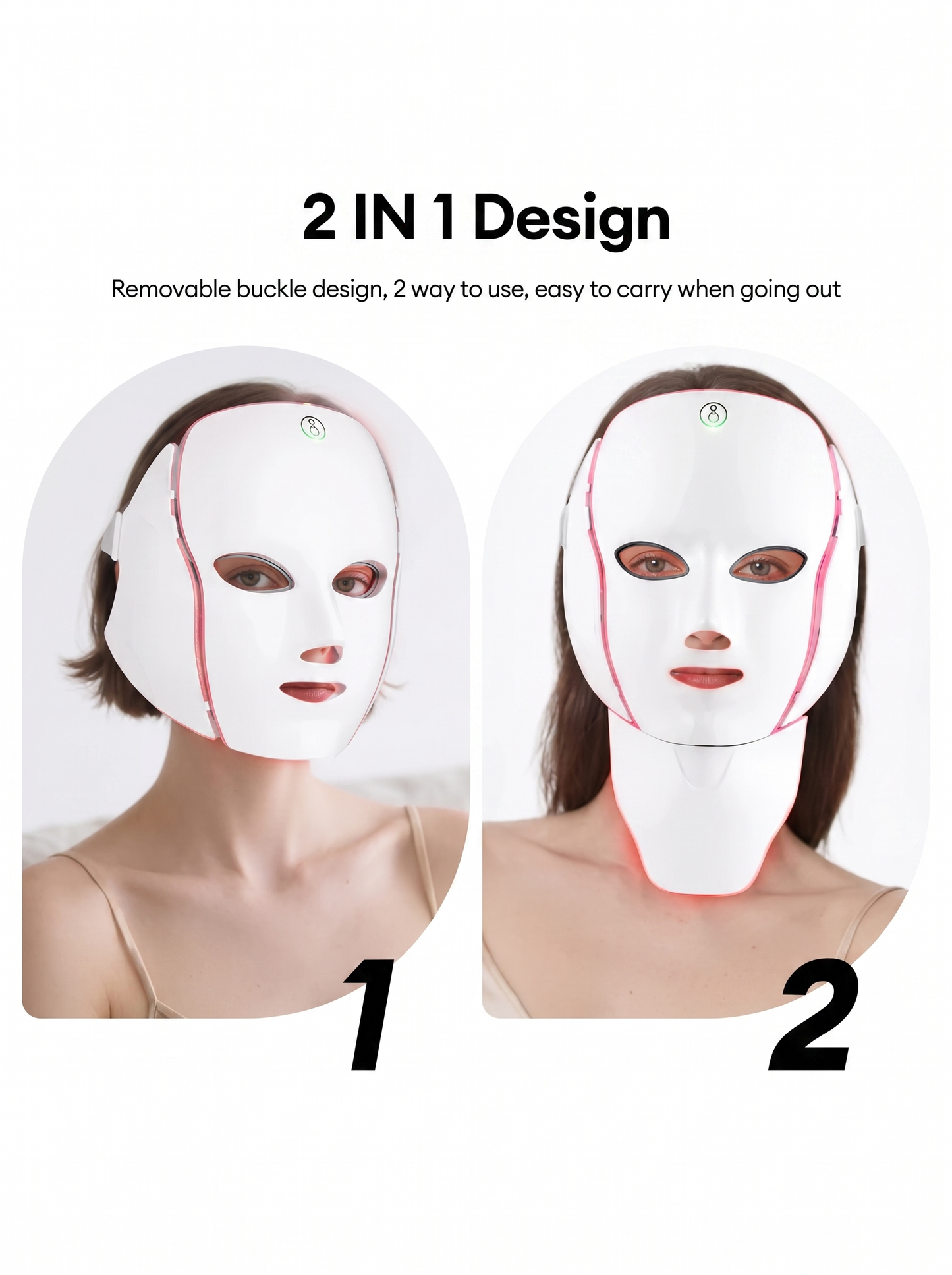 7-Farb LED Gesichts- & Halsmaske | Photonentherapie